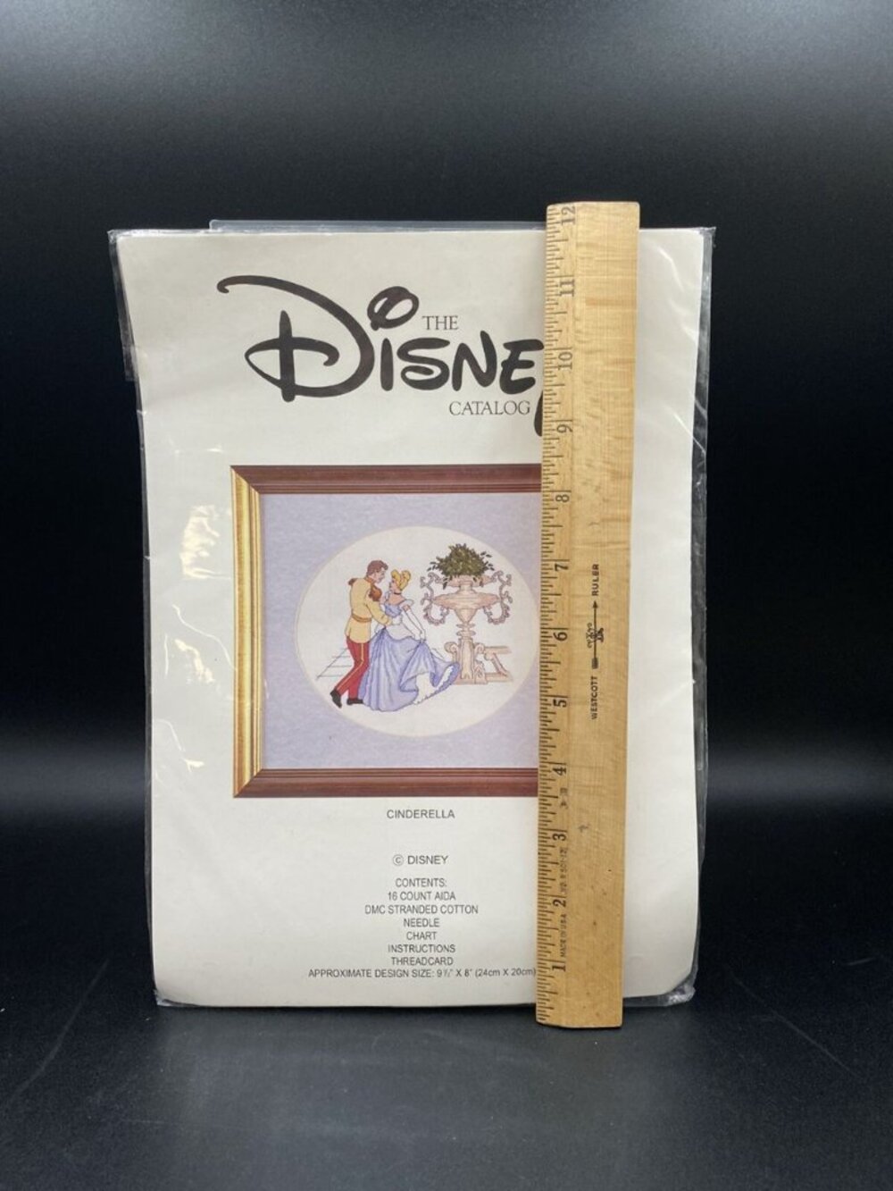 The Disney Catalog Cinderella Cross Stitch Kit 10" x 8" #12721 New Vintage - Picture 4 of 4